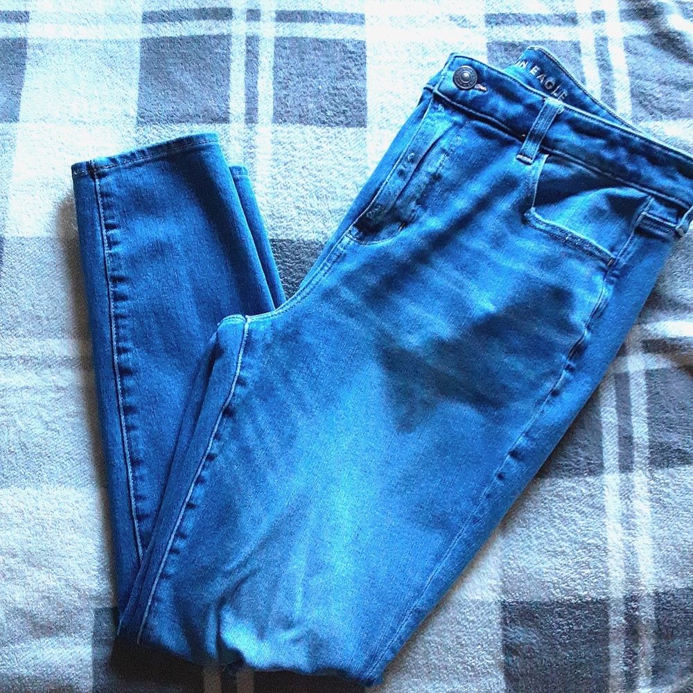 American Eagle Outfitters Hi Rise Jeggings 14 SHORT